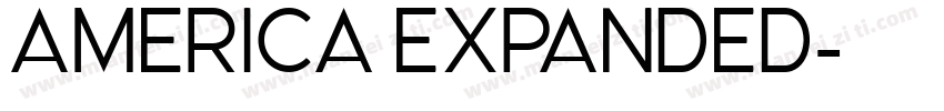 America Expanded字体转换
